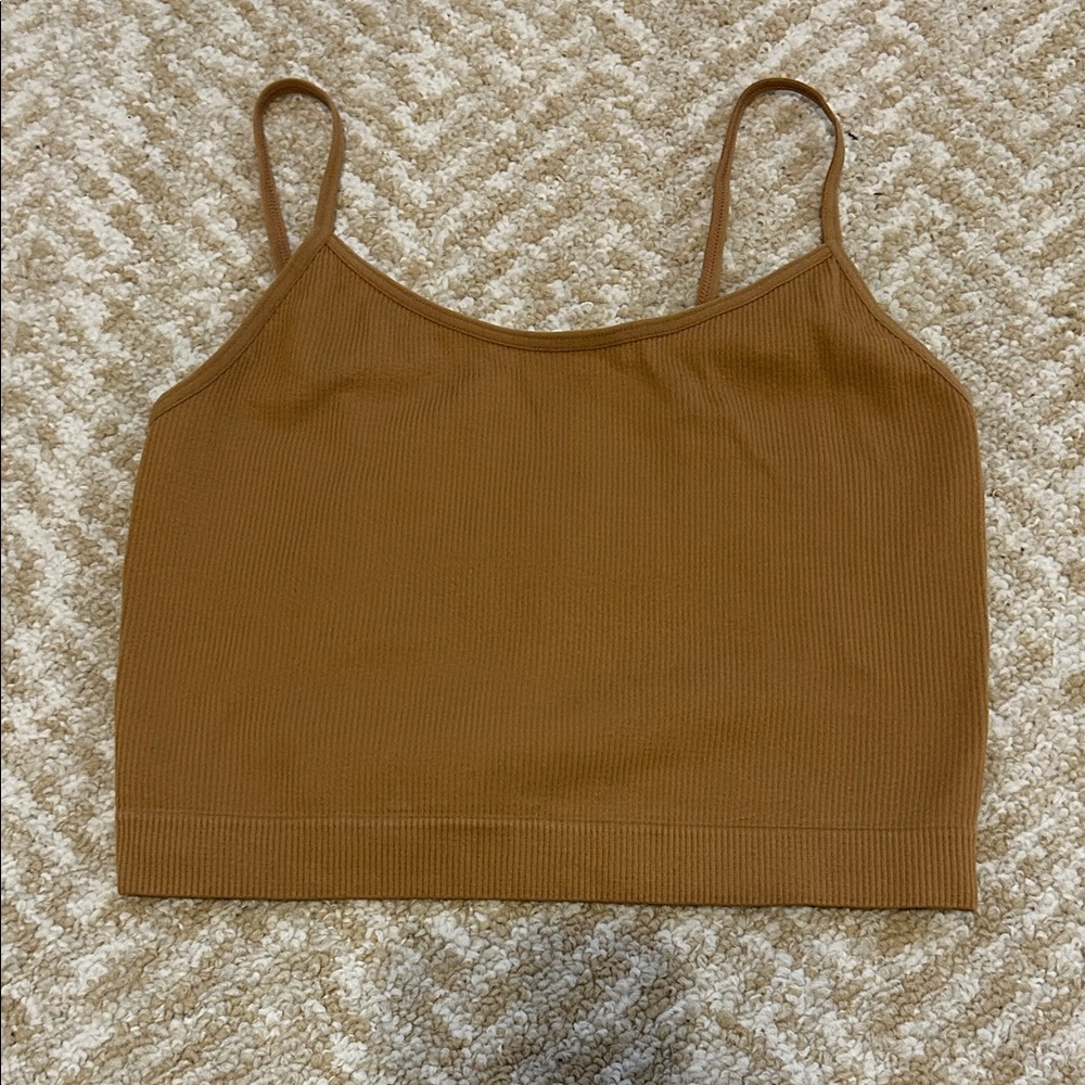 Wild Fable Brown Crop Top